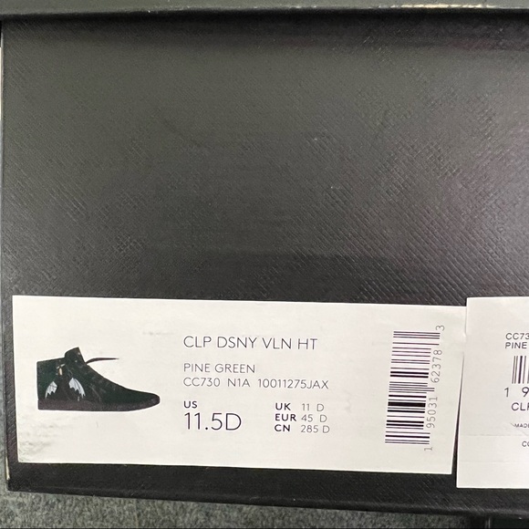 NWT Disney X Coach Clip High Top Sneaker With Maleficent Dragon Motif cc730 - Picture 6 of 6